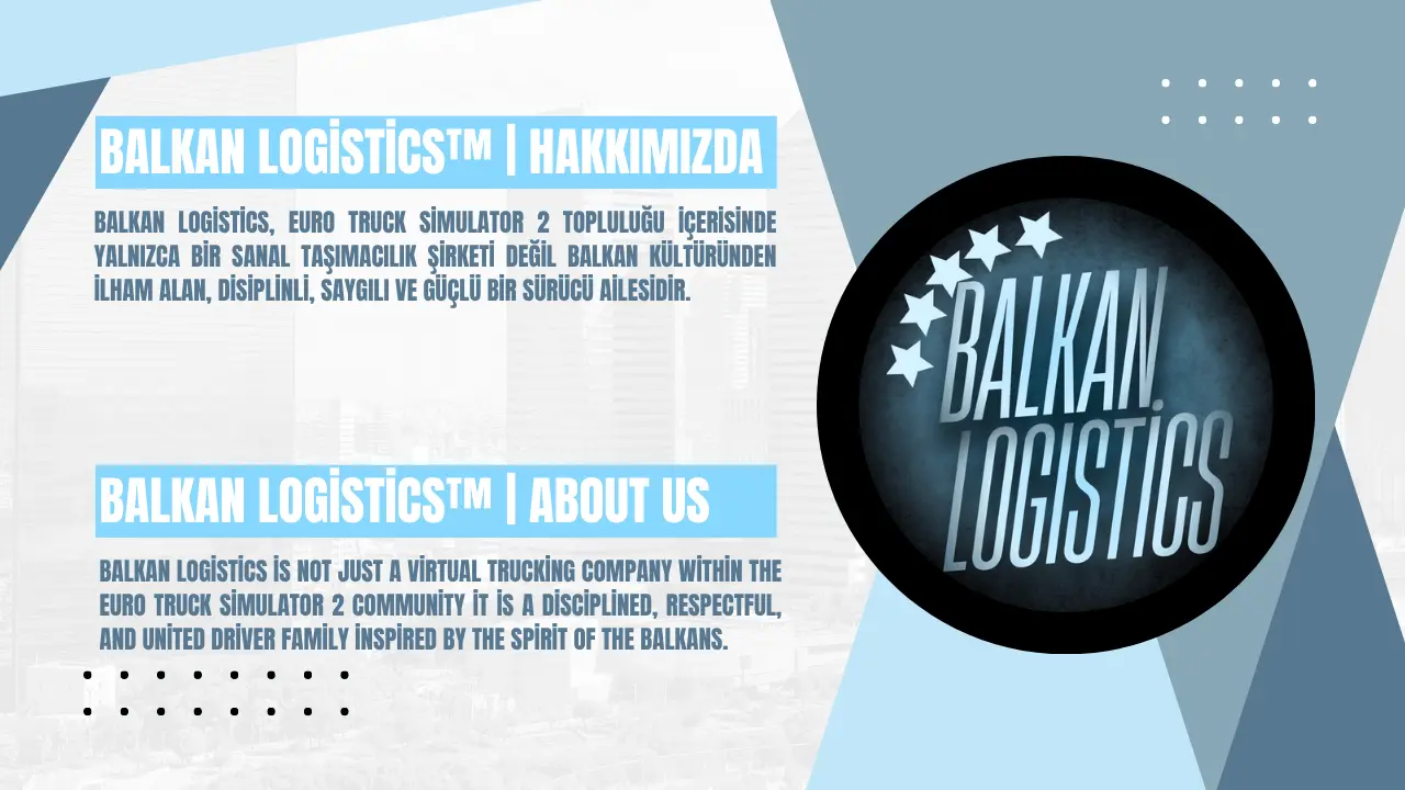 Balkan Logistics hakkımızda bilgi kartı