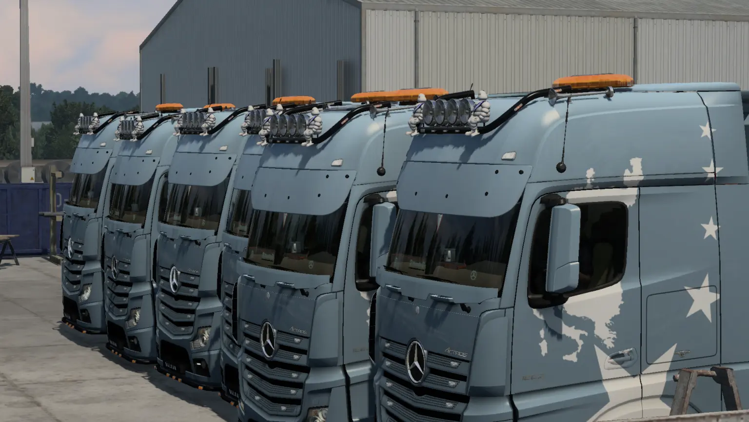 Balkan Logistics çekici filosu