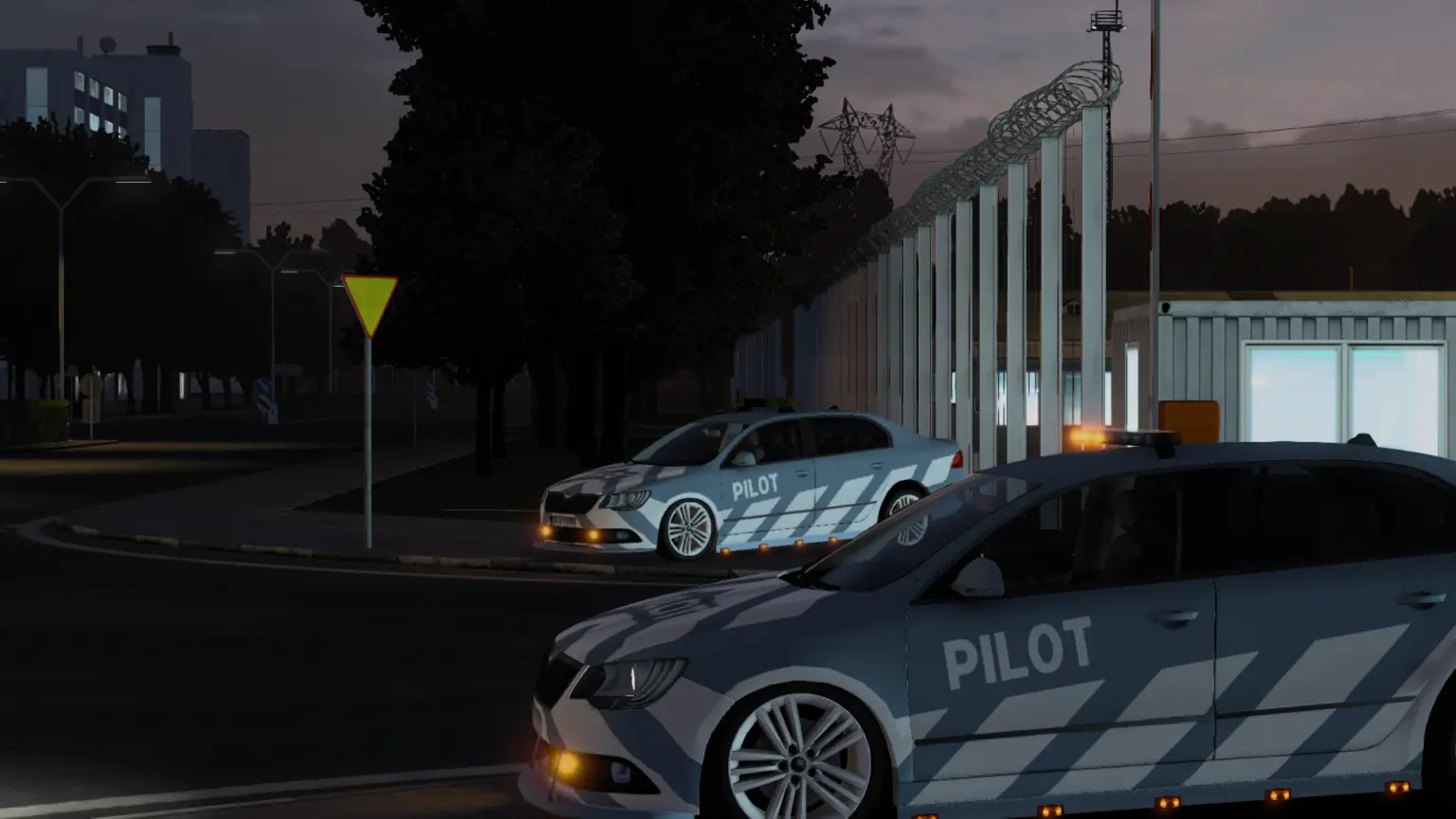 Gece konvoy kontrol araçları